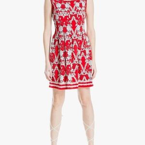 Max Studio Red Knit Dress
